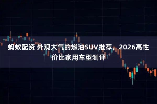 蚂蚁配资 外观大气的燃油SUV推荐，2026高性价比家用车型测评